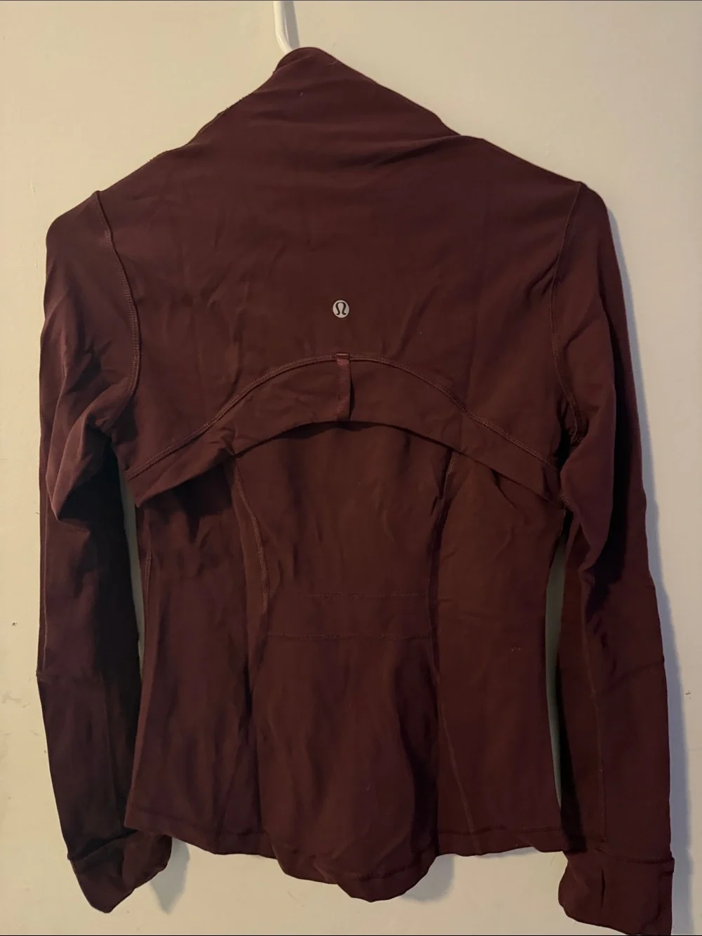 lululemon athletica Women's Zip-Up Bomber Jacket in Deep Maroon